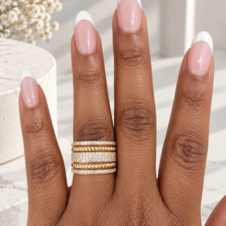 Gold Multi-Band Statement Ring