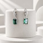 Emerald Green Tennis Jewellery Set