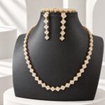 Luxury Floral Gold Jewellery 4PCS Set